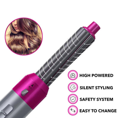 5 in 1 Magic Hair Styler - Style your hair without damaging it.