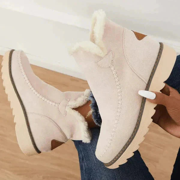 Mila - Warm Winter Ankle Boots With Fluffy Lining for Women