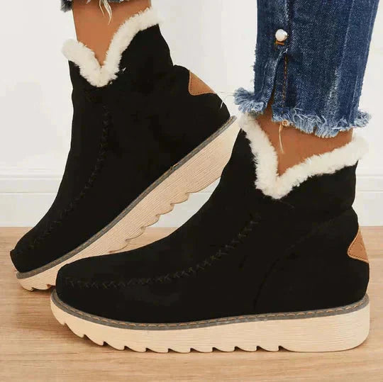 Mila - Warm Winter Ankle Boots With Fluffy Lining for Women