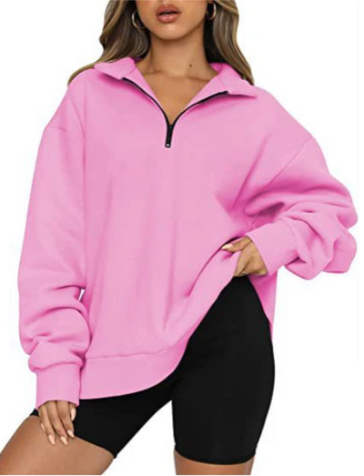 Charlotte – sweatshirt with collar for ladies